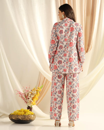 Leriya Fashion Ethnic Co Ord Set | Casual Wear Pant Top Set | Fancy Co-Ord Set | Full Pair Set | Women Kurta Sets Kurtis | Pack