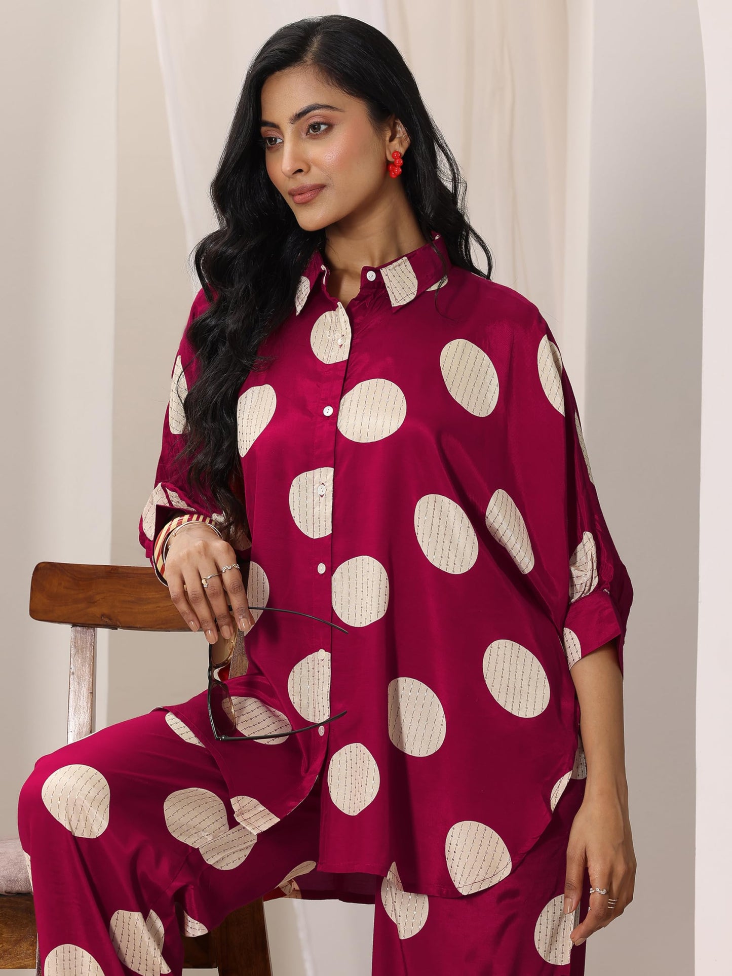Libas Womens Printed Rayon Co-Ord Set For Women