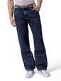 The Indian Garage Co Men Baggy Solid Mid-Rise Carpenter Utility Denim