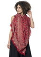 Weavers Villa Womens Shawl (Red), 100cm x 200cm
