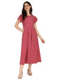 Oomph! Dress For Women Stylish | One Piece For Women Long | Trendy Long One Piece Summer Outfit | Lightweight Flared Maxi Dress