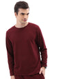 Ketch Mens Full Sleeve Slim Fit T-Shirt (Khts000546_ Maroon_Xl)
