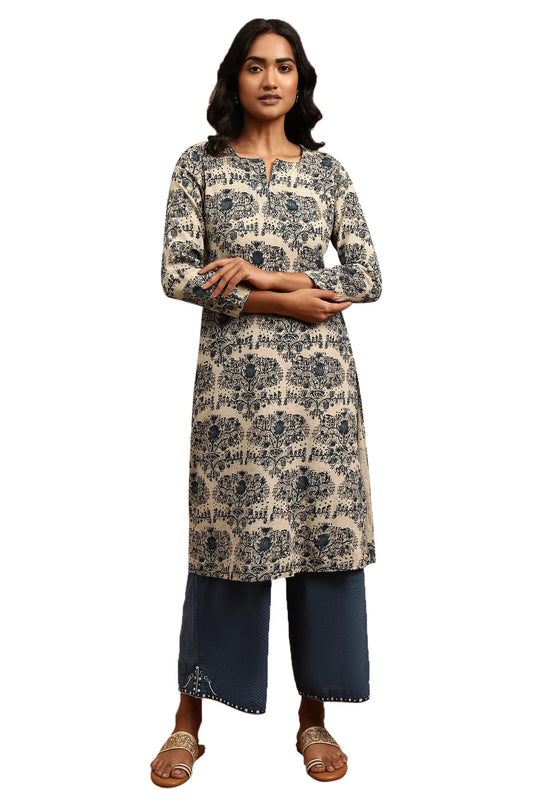 W for Woman Women Cotton Regular Kurtas