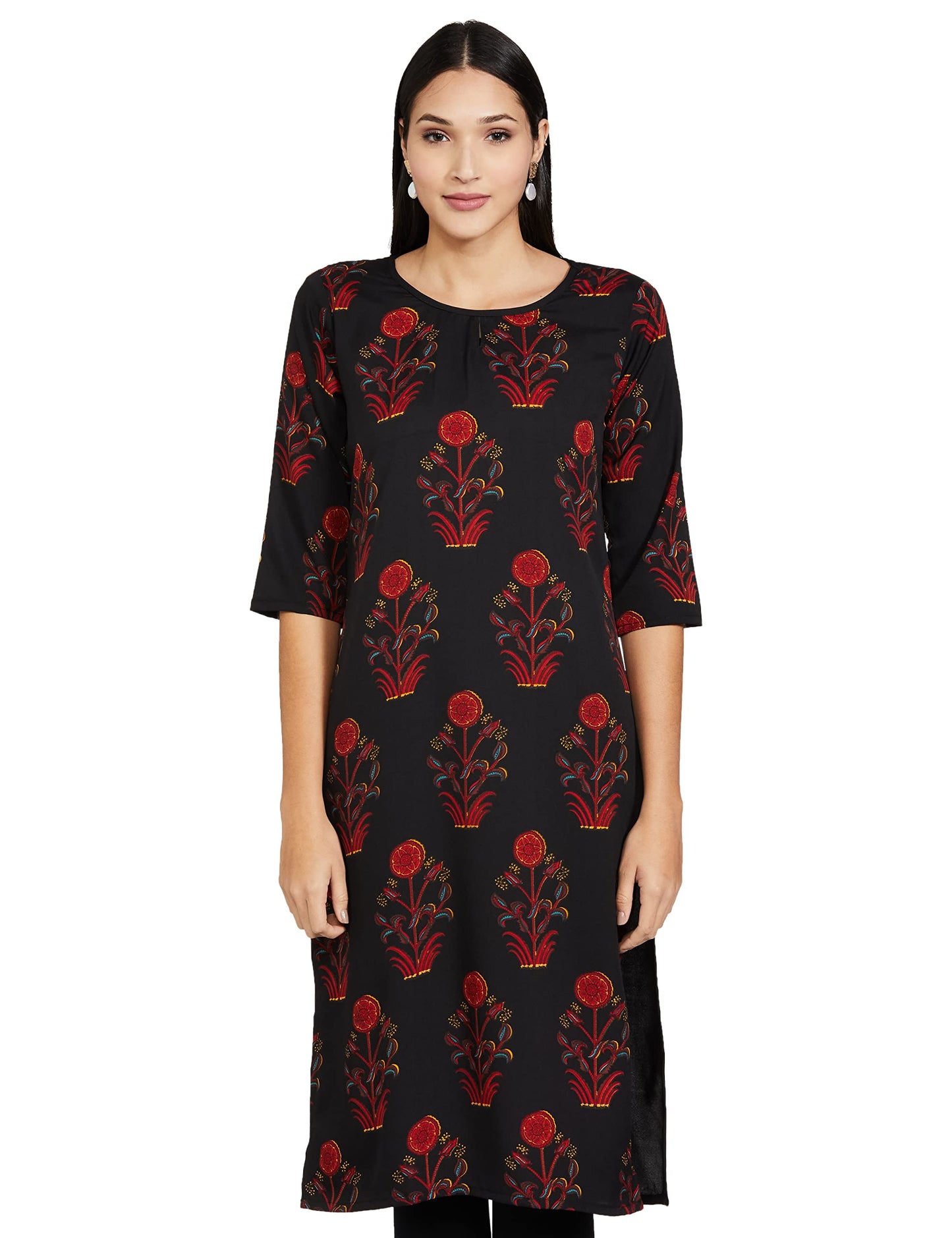 GoSriKi Women Crepe Kurta