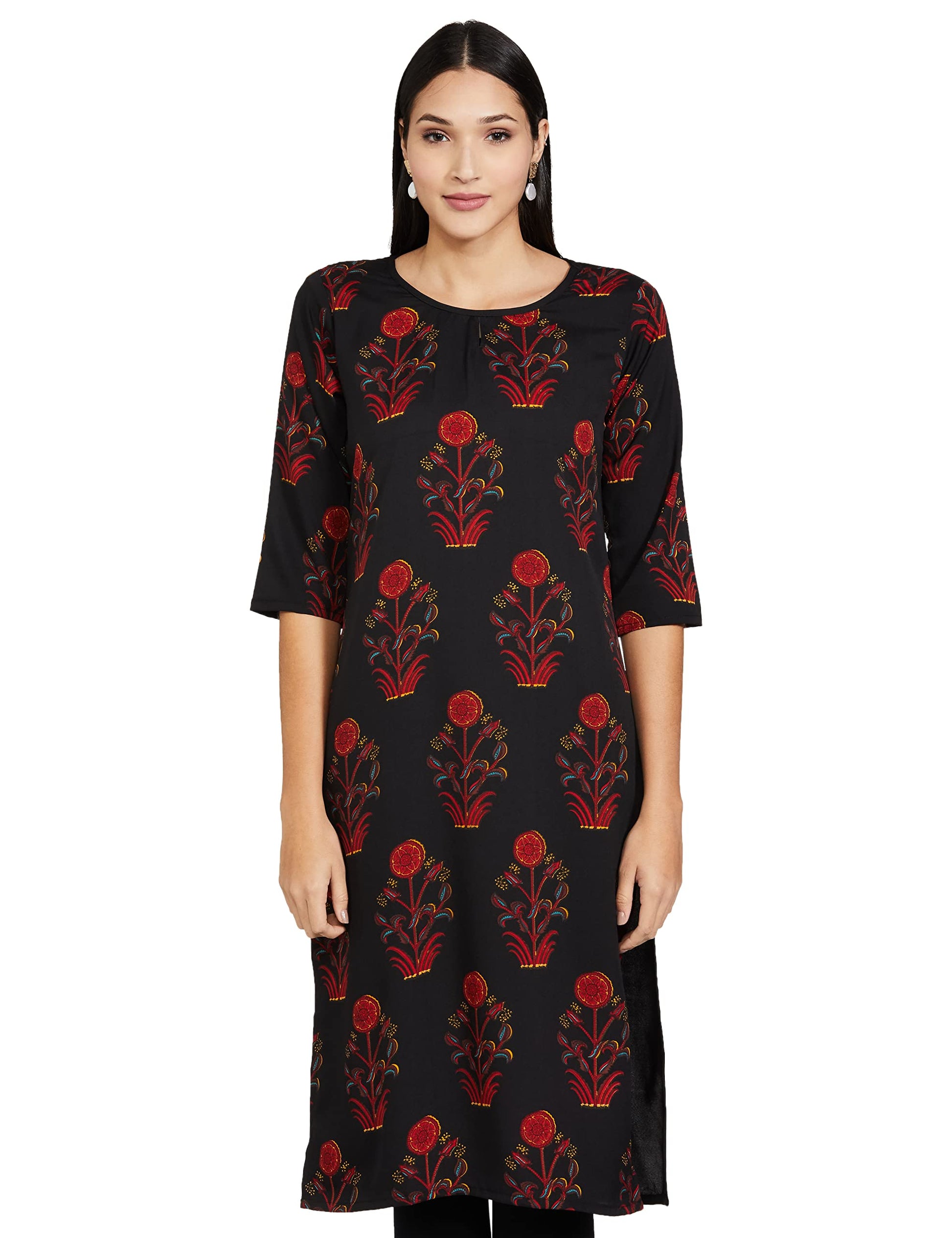GoSriKi Women Crepe Kurta
