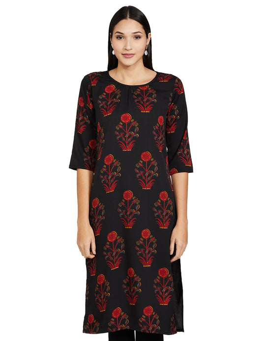 GoSriKi Women Crepe Kurta
