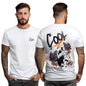 Peppyzone Mens Regular Fit T-Shirt (PZ-Trendy-45_White