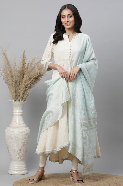 Aurelia Women's Cotton A-Line Suit Set