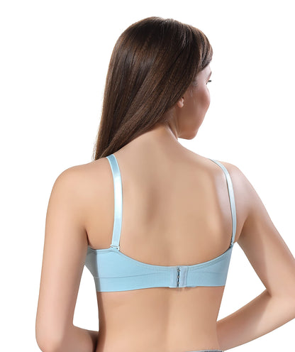 Fabme WomenS Nylon Non Padded Wire Free Maternity Bra Sea Green