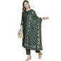 GoSriKi Women's Rayon Regular Kurta and Palazzos & Dupatta