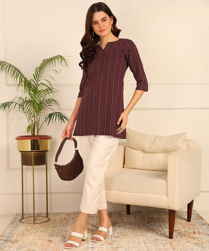 Dsk Studio Cotton Short Kurti For Women And Girls