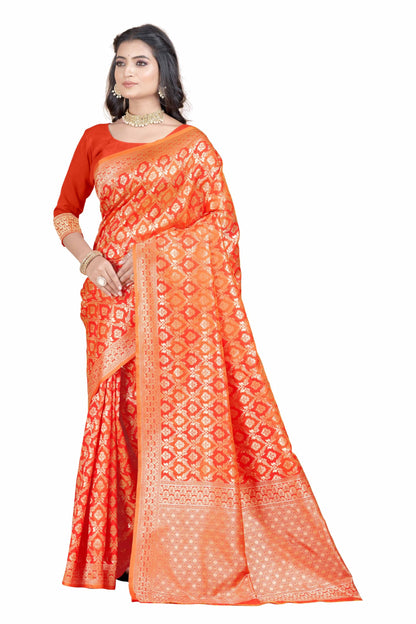 Sugathari WomenS Banarasi Saree Pure Kanjivaram Silk Saree Soft New Ladies 2023 Design Wear Pattu Sarees Latest Party Sari Coll