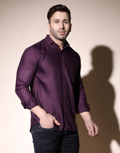 Leriya Fashion Shirts For Men | Cotton Blend Regular Fit Solid | Spread Coller Full Sleeve | Men Shirt Formal For Office | Outin