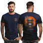 Peppyzone Mens Regular Fit T-Shirt (PZ-Trendy-50_Navy Blue