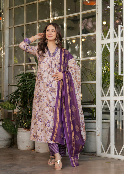Wedani Cotton Printed Kurta Set for Women