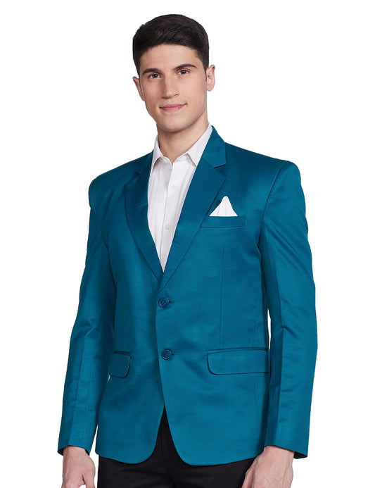 Favoroski MenS Cotton Blend Blazers - Turkish Green