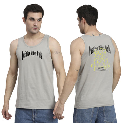 Peppyzone Mens S to 5XL Designer Men Vest Teddy Printed Cotton Sando/Baniyan/Ganji for Men and Boys - Perfect for Gym Workouts,