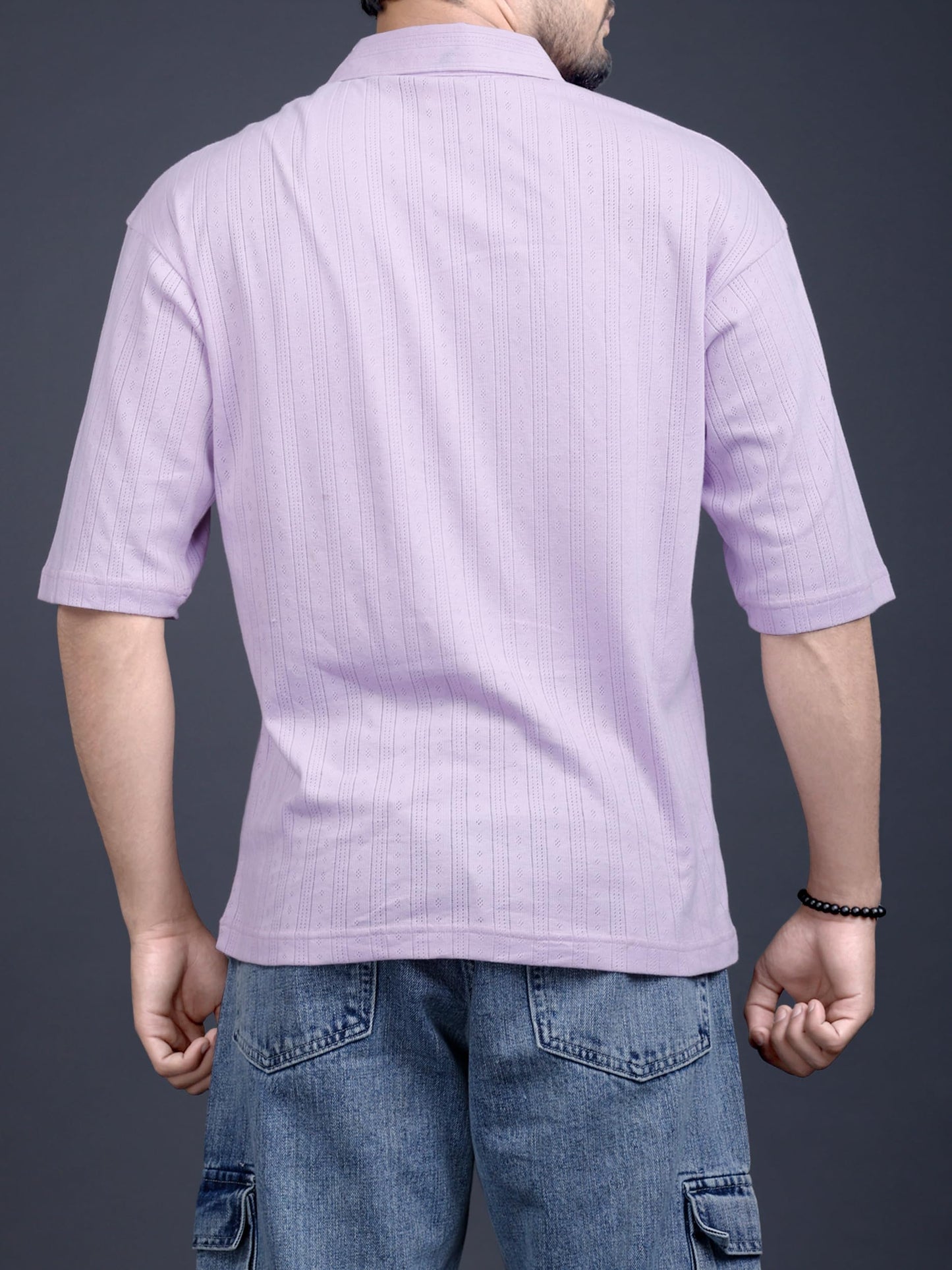 Noble Monk MenS Solid Casual Shirt | Half Sleeve | Regular Fit | Polo Shirt For Men