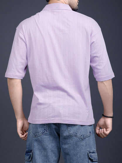 Noble Monk MenS Solid Casual Shirt | Half Sleeve | Regular Fit | Polo Shirt For Men