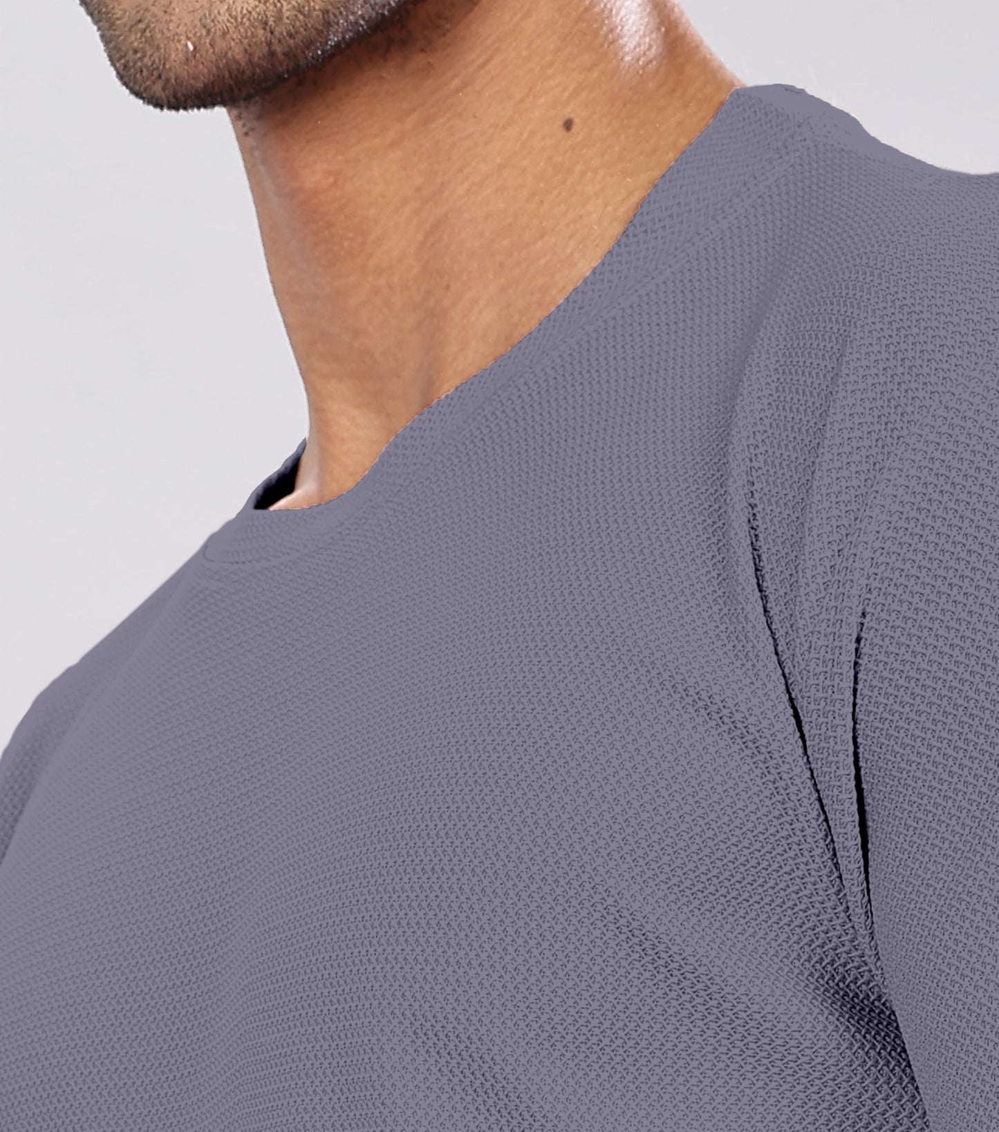 SHODOX Mens Solid Polycotton T Shirt | Round Neck | Long Sleeve | Plain Regular Fit Tshirt (Pack of 1)