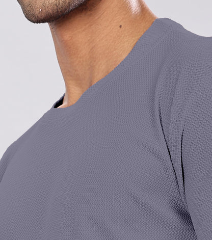 SHODOX Mens Solid Polycotton T Shirt | Round Neck | Long Sleeve | Plain Regular Fit Tshirt (Pack of 1)