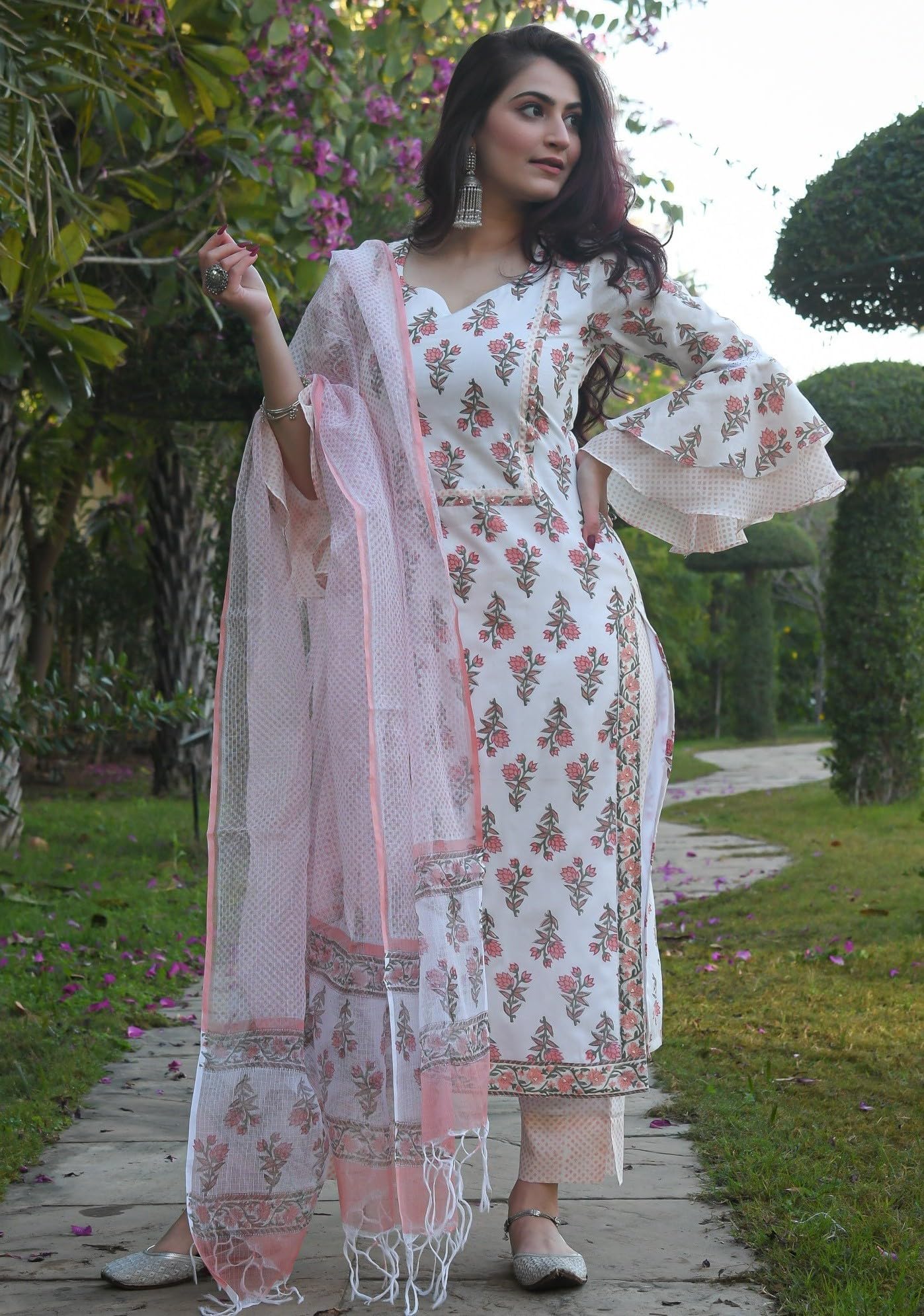 Yashika Cotton Blend Women Kurti Set