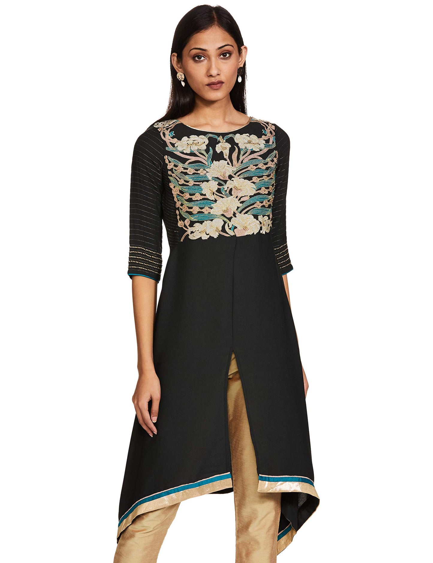 W for Woman Straight Cotton Kurta for Women