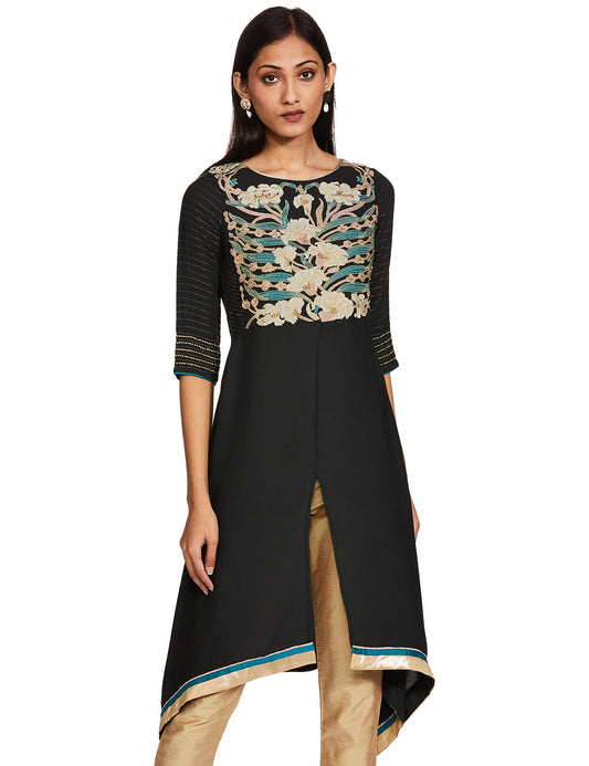 W for Woman Straight Cotton Kurta for Women