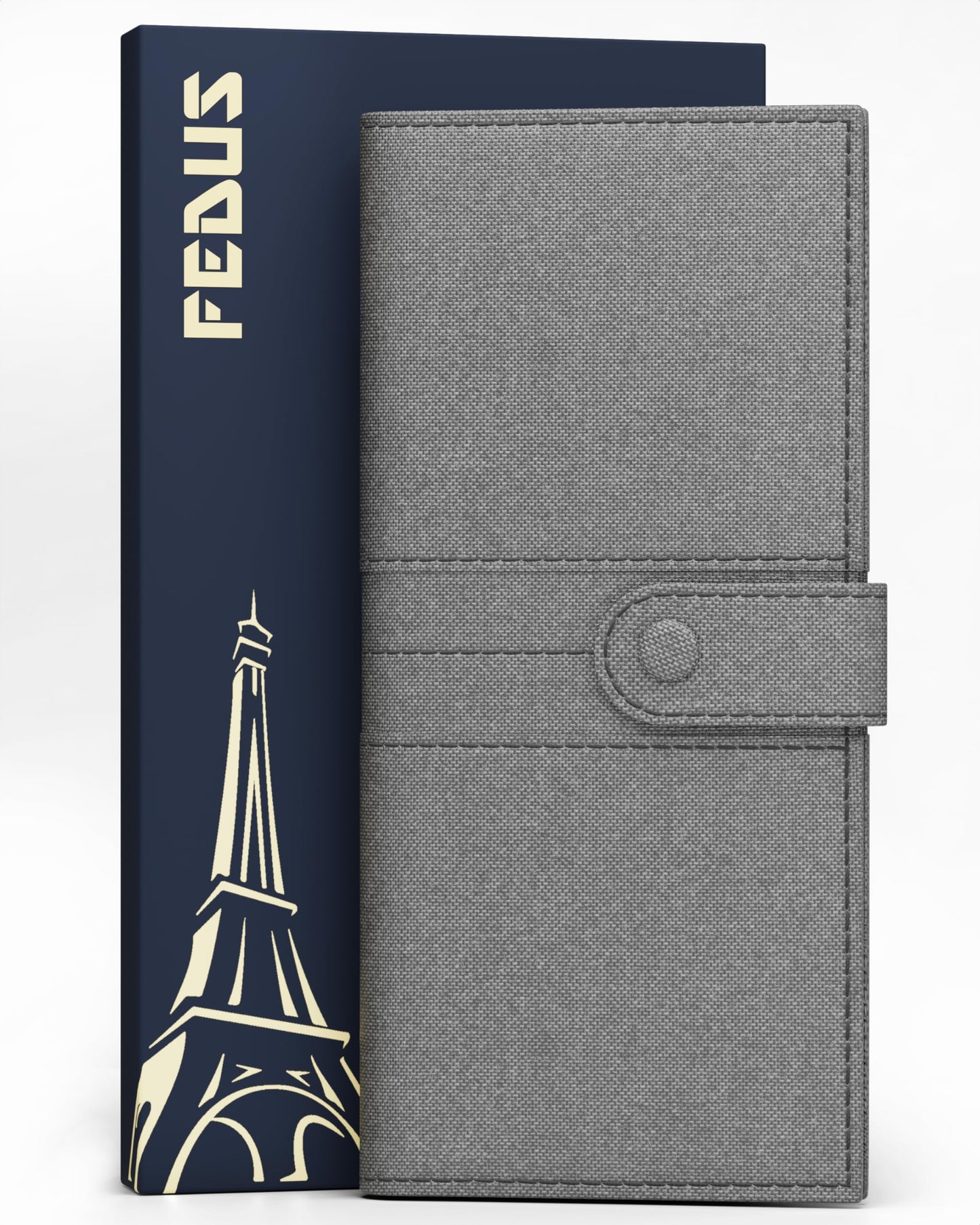 Fedus Leather Premium Long Currency Holder,Passport Holder For Unisex, Wallet With Card Holder,Id Card,Ticket,Currency,Boarding