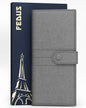 Fedus Leather Premium Long Currency Holder,Passport Holder For Unisex, Wallet With Card Holder,Id Card,Ticket,Currency,Boarding