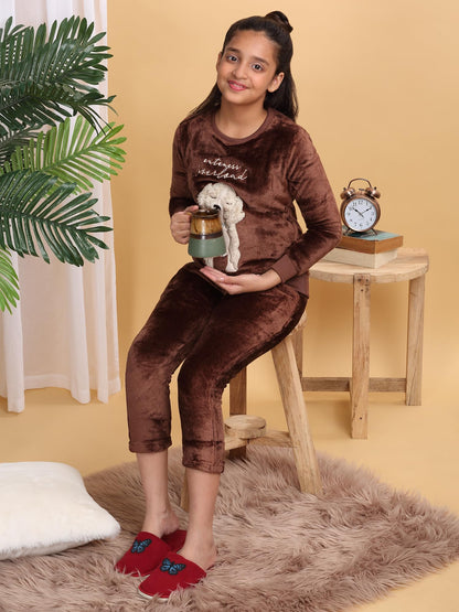 Sweet Dreams Girl Printed Tracksuit