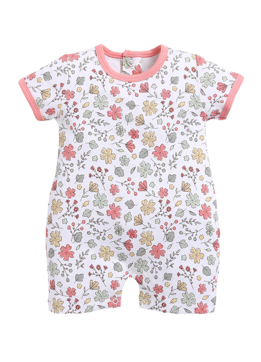 BabyGo Baby Half Sleeve Rompers 100% Cotton Rompers for New Born Baby Girls|Daily Suits for Baby Girls| 