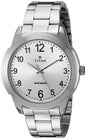Titan MenS Neo Quartz Metal And Brass Watch, Color:Silver-Toned (Model: 1585Sm04)