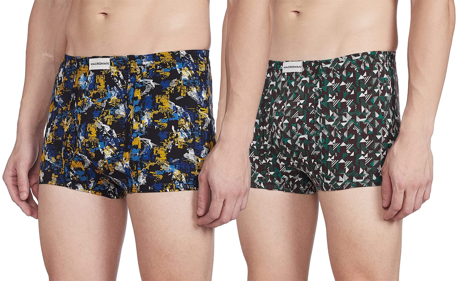 Rupa Mens Cotton Regular All Over Print Briefs (Pack of 2) (MACROMAN_PO2_Printed IE