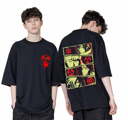 Uniplanet Store MenS Cotton T Shirt With Round Neck Line Half Sleeves Graphic Printed Pattern Loose Fit And Standard Length Bla