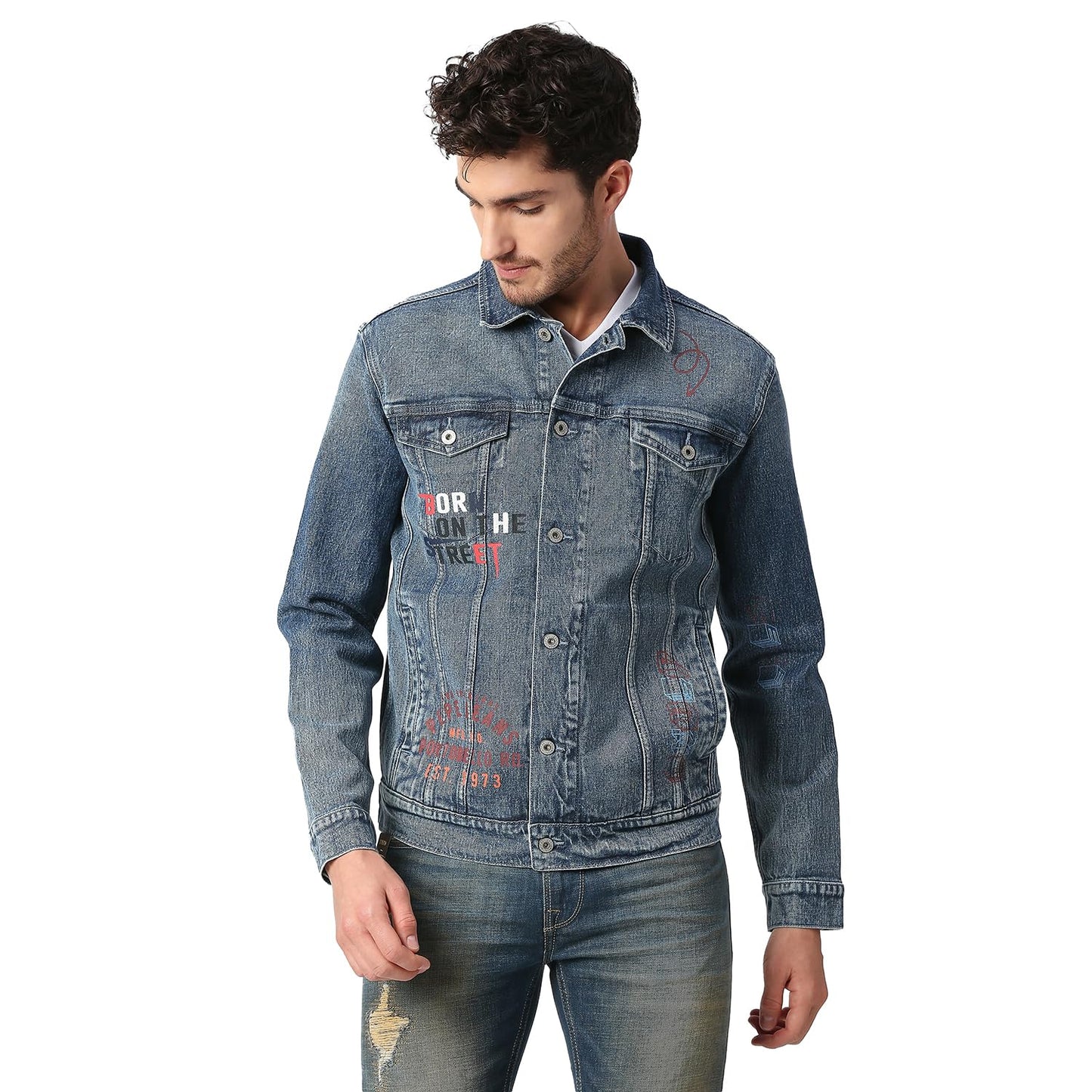 Pepe Jeans MenS A-Line Coat (Pm402724Q05_Light Used