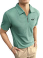 Noble Monk MenS Regular Fit Polo T Shirt |Half Sleeves |Collar Tshirts | Casual T-Shirt Malachite Green