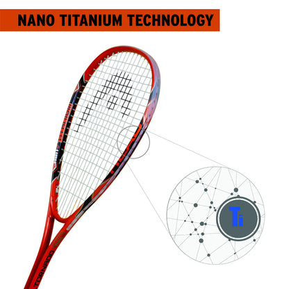 HEAD Nano TI Tornado Squash Racquet - Lightweight, Durable, High-Performance Model