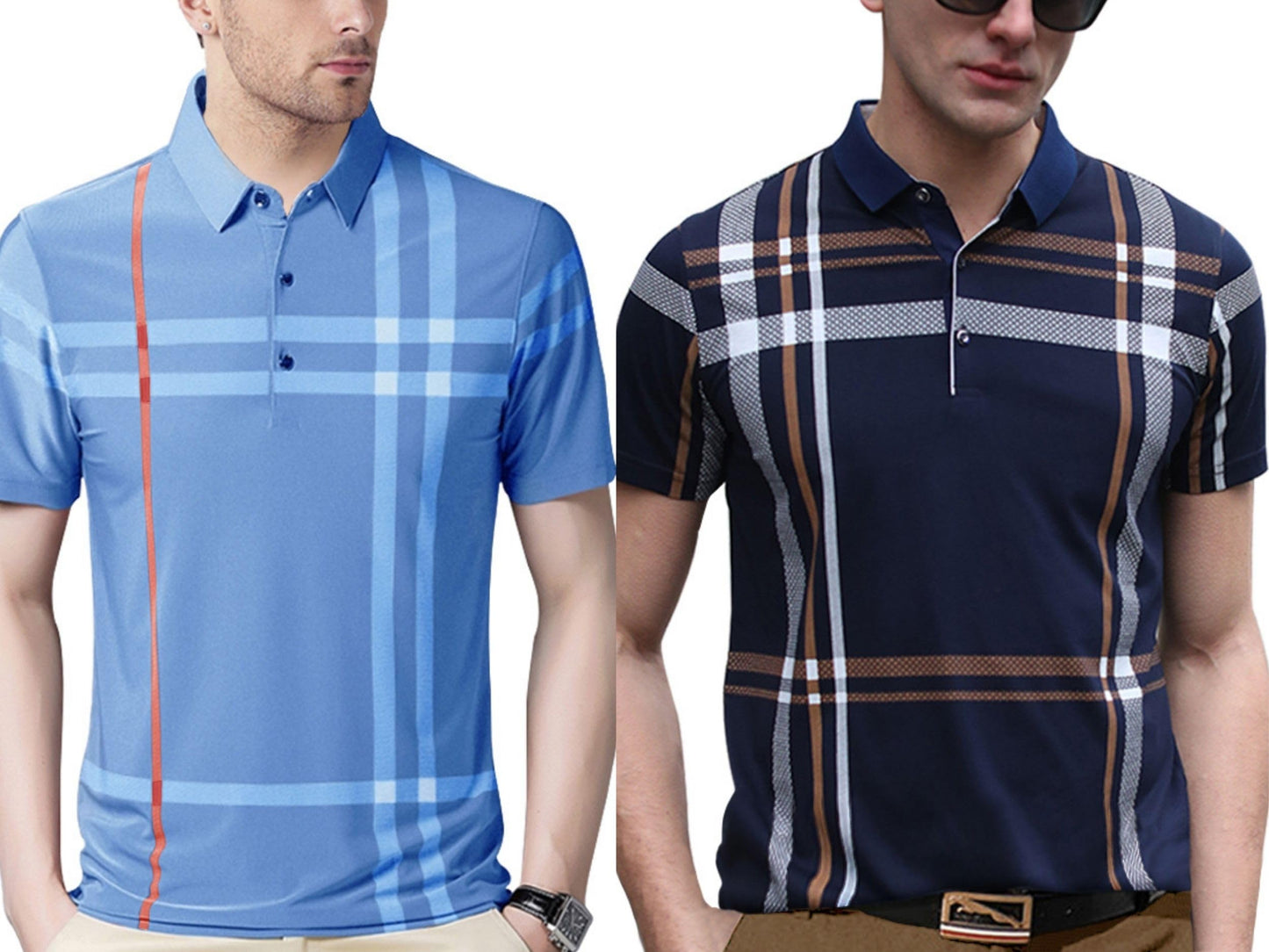 Noble Monk MenS (Combo Pack Of 2) -Regular Fit Polo T Shirt |Half Sleeves |Collar Tshirts |Casual Tshirt