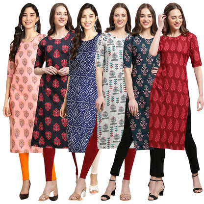 Pinkmint Crepe Printed Kurti For Womens College Wear Kurti For Women