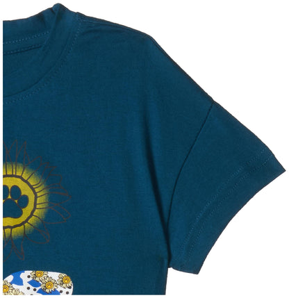 T2F Girls Solid Regular Drop Shoulder T-Shirt (GLS-TSRT-20_Multicolor 3