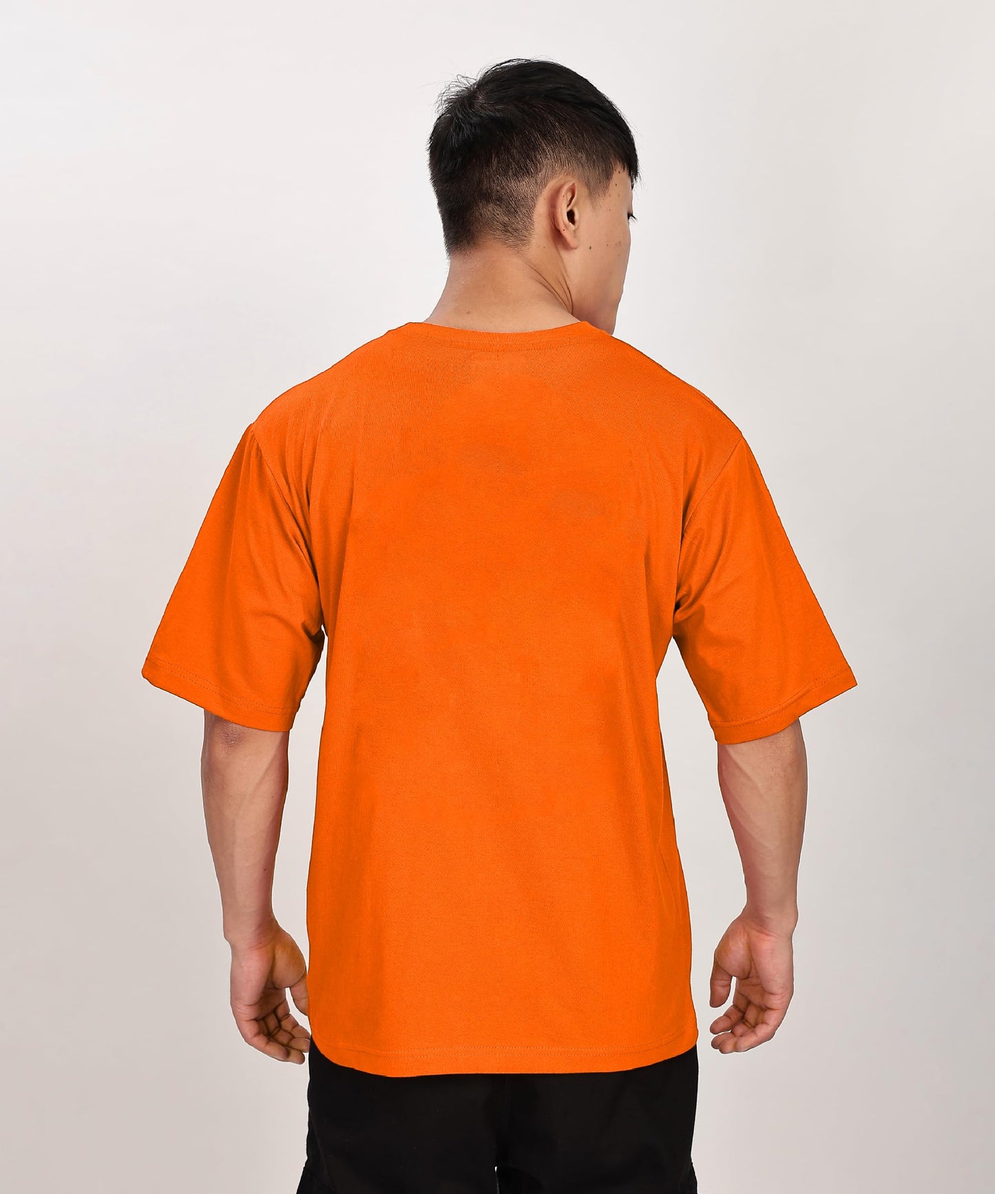 SHODOX Bio-Washed Anti Bacterial 100% Pure Cotton Mens & Womens Oversized Solid T-Shirt | Cozy Soft, Less Wrinkles, Drop Shoulde