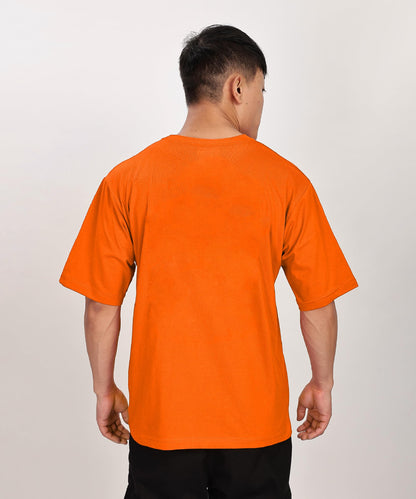 SHODOX Bio-Washed Anti Bacterial 100% Pure Cotton Mens & Womens Oversized Solid T-Shirt | Cozy Soft, Less Wrinkles, Drop Shoulde