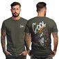 Peppyzone Mens Regular Fit T-Shirt (PZ-Trendy-45_Olive