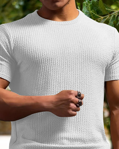 I Enterprise MenS Regular Fit T-Shirt (Aky-Sr108_White
