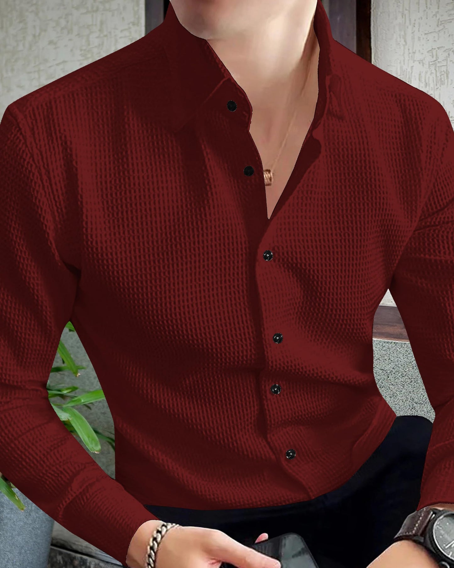 I Enterprise Casual Shirt For Men|| Regular Fit Shirt For Men|| Men Stylish Shirt || Men Solid Shirt With Spread Collar & Long S
