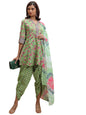 Ketch WomenS Polyester Kurta Set (Khk3001101_Red