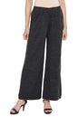 Aurelia Grey Knit Palazzo Pants