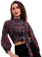 Ketch Women Printed+ Casual Fit Tops (Khtp000216_Multi Color_Xl)