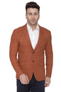 WINTAGE Mens Tweed Wool Casual and Festive Blazer Coat Jacket:Red,X-Large